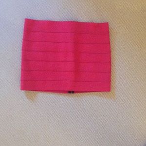 Pleasure Doing Business Red Bandage Skirt